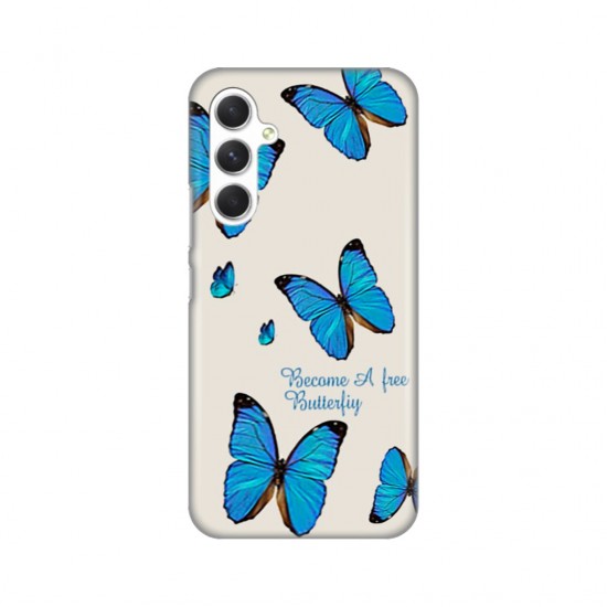 Silikonska maskica za Samsung - Leptiri u bijelom