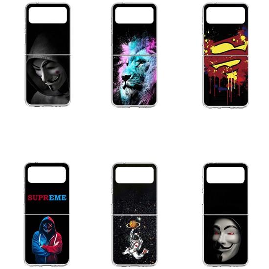 Silikonska maskica za Samsung Z flip3 5g- šareni dizajn 02 Silikonska maskica za Samsung Z flip3 5g- šareni dizajn 02