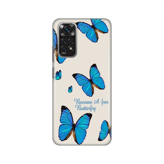 Silikonska maskica za Xiaomi - Leptiri u bijelom